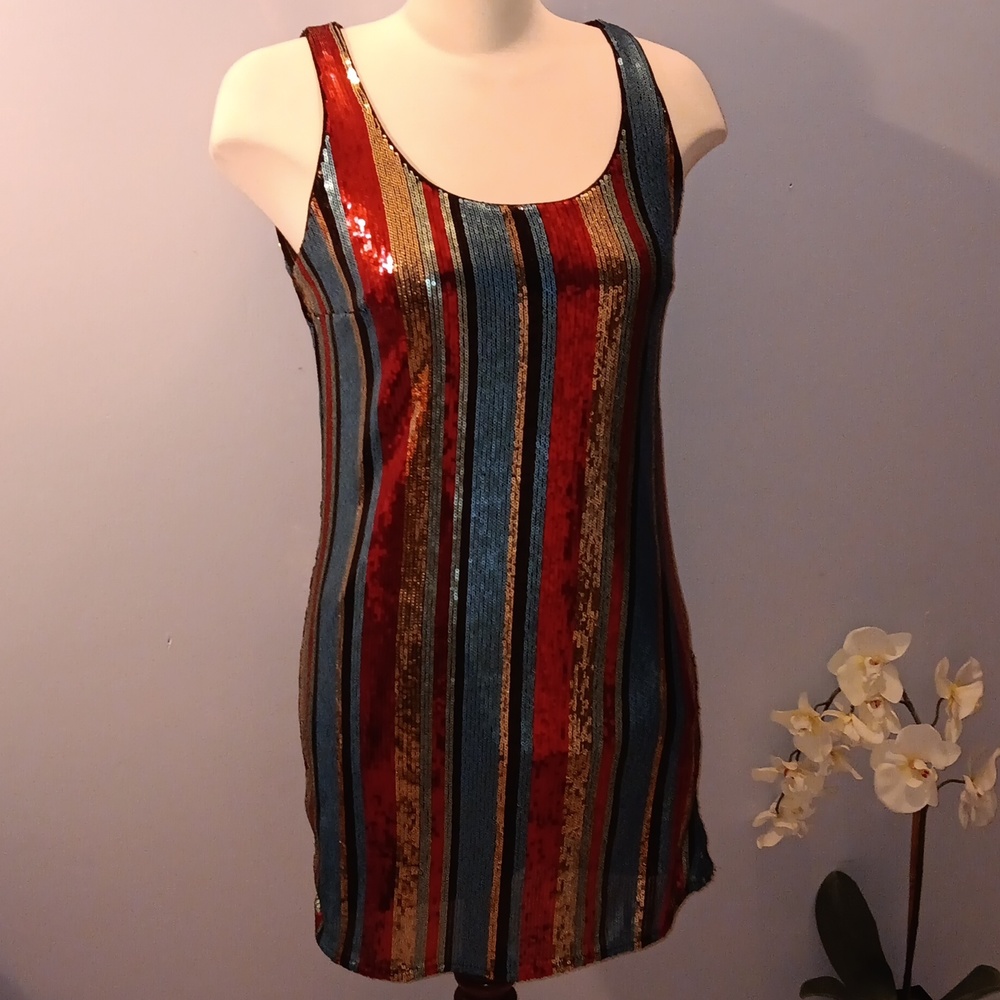 Heartloom sequin sleeveless dress